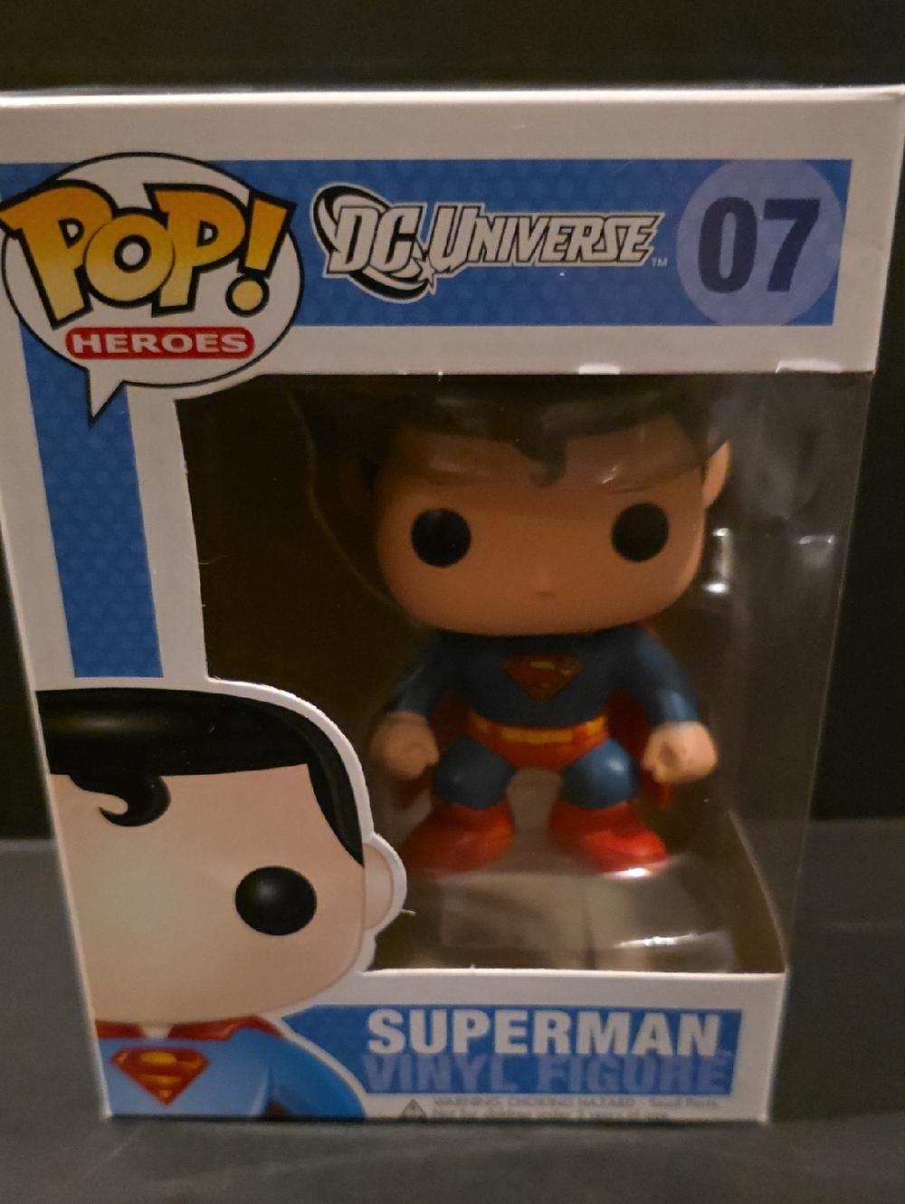 Funko Superman Vinyl Figure - Blue, Red & Yellow